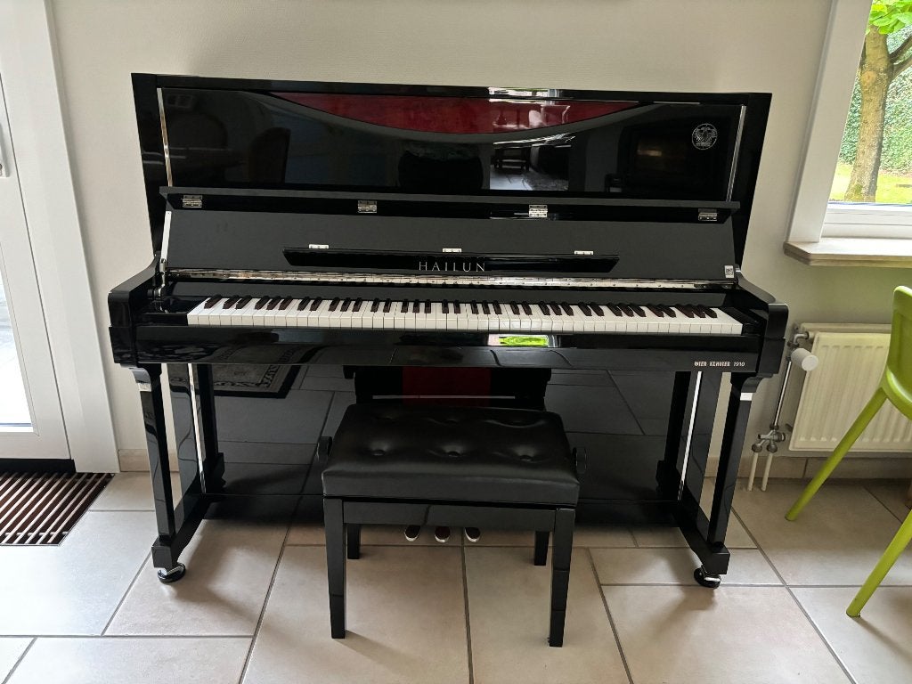 Buffetpiano, Ophalen, Zwart, Zo goed als nieuw, Piano