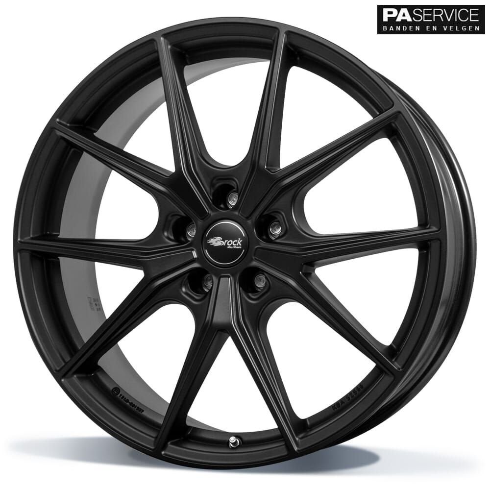 Nieuw 20 inch Satin Black Brock Porsche Taycan Breedset, Auto-onderdelen, Banden en Velgen, -, -, Banden en Velgen, Nieuw