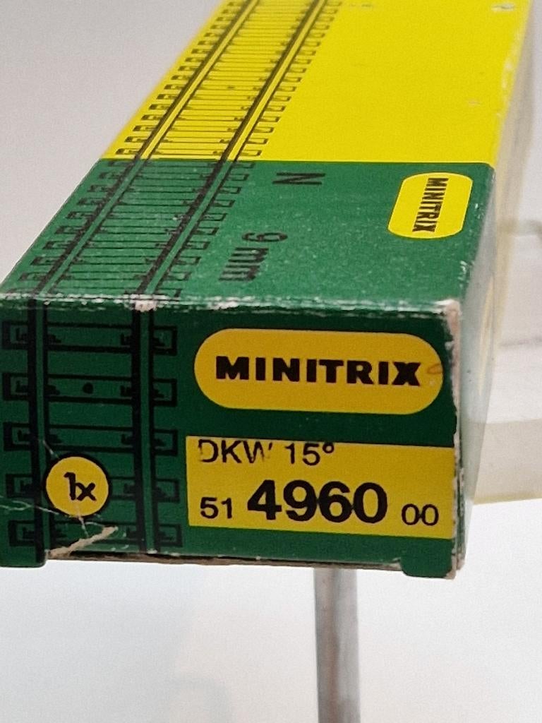 Minitrix Aiguillages Doubles Jonctions Réf: 51 4960 00 NEUF2, Ophalen of Verzenden, Nieuw, Rails, Trix