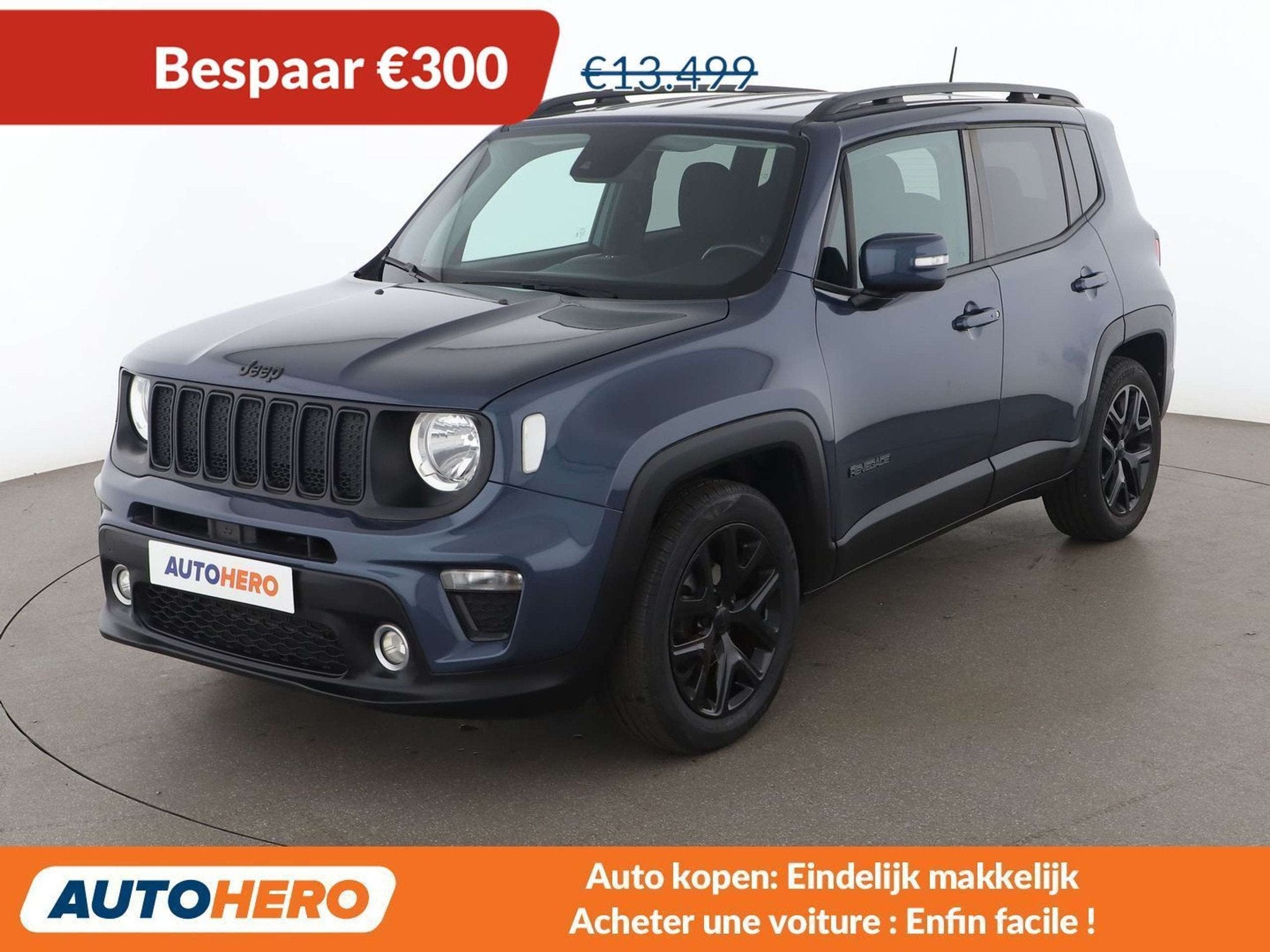 Jeep Renegade 1.0 TGDi Longitude 4x2, Autos, Achat, Euro 6, Boîte manuelle, Noir