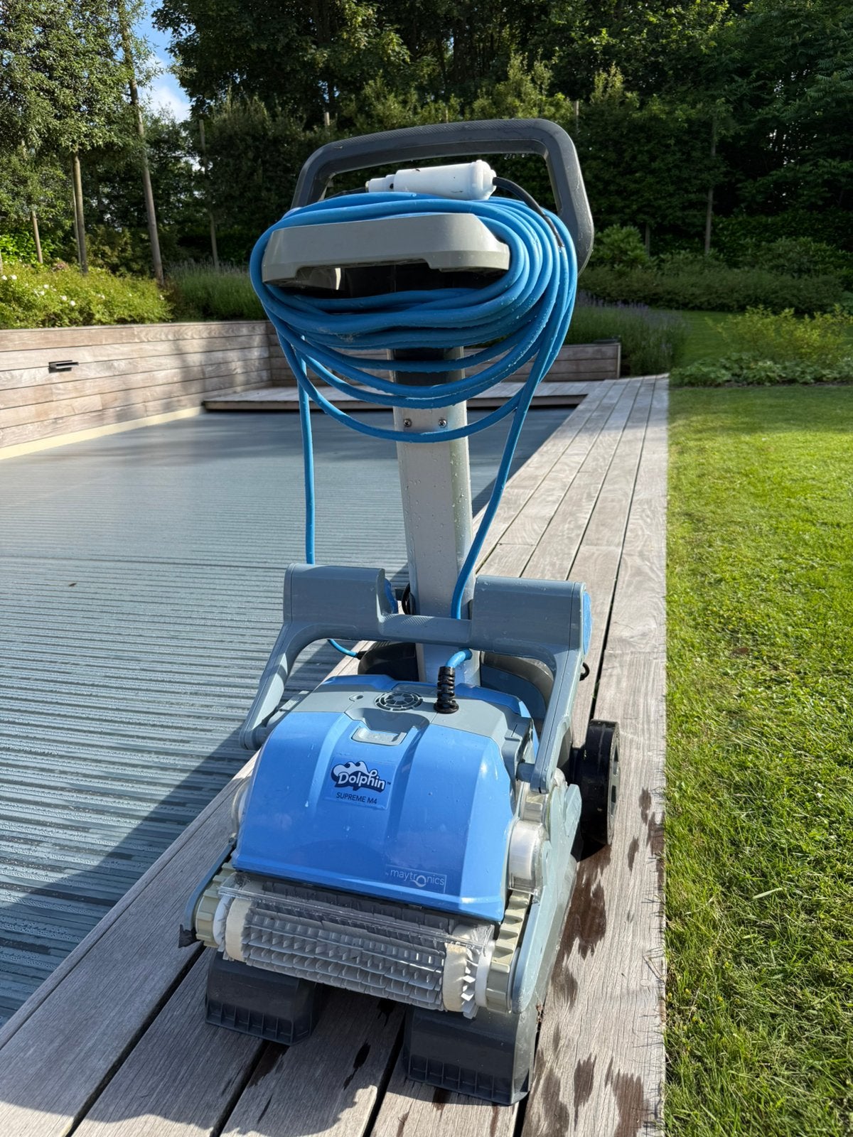 Robot Piscine Dolphin Supreme M4, Jardin & Terrasse, Enlèvement, Utilisé, Agent de nettoyage