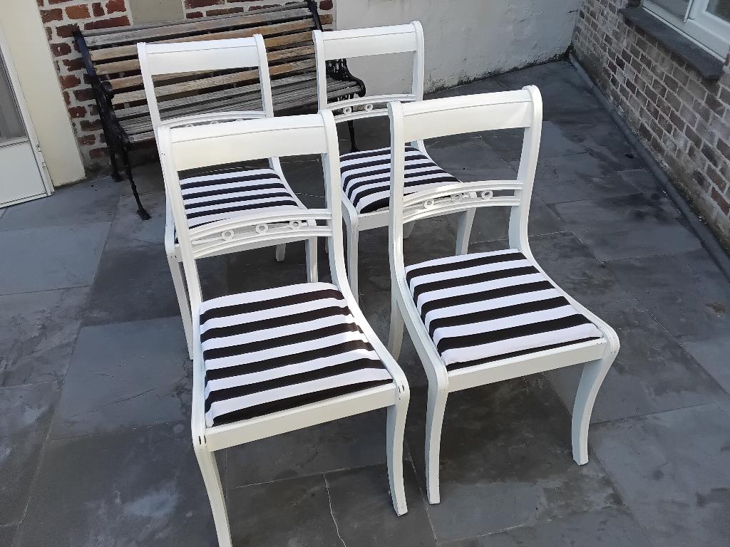 Stoelen, Ophalen, Gebruikt, Wit, Vier
