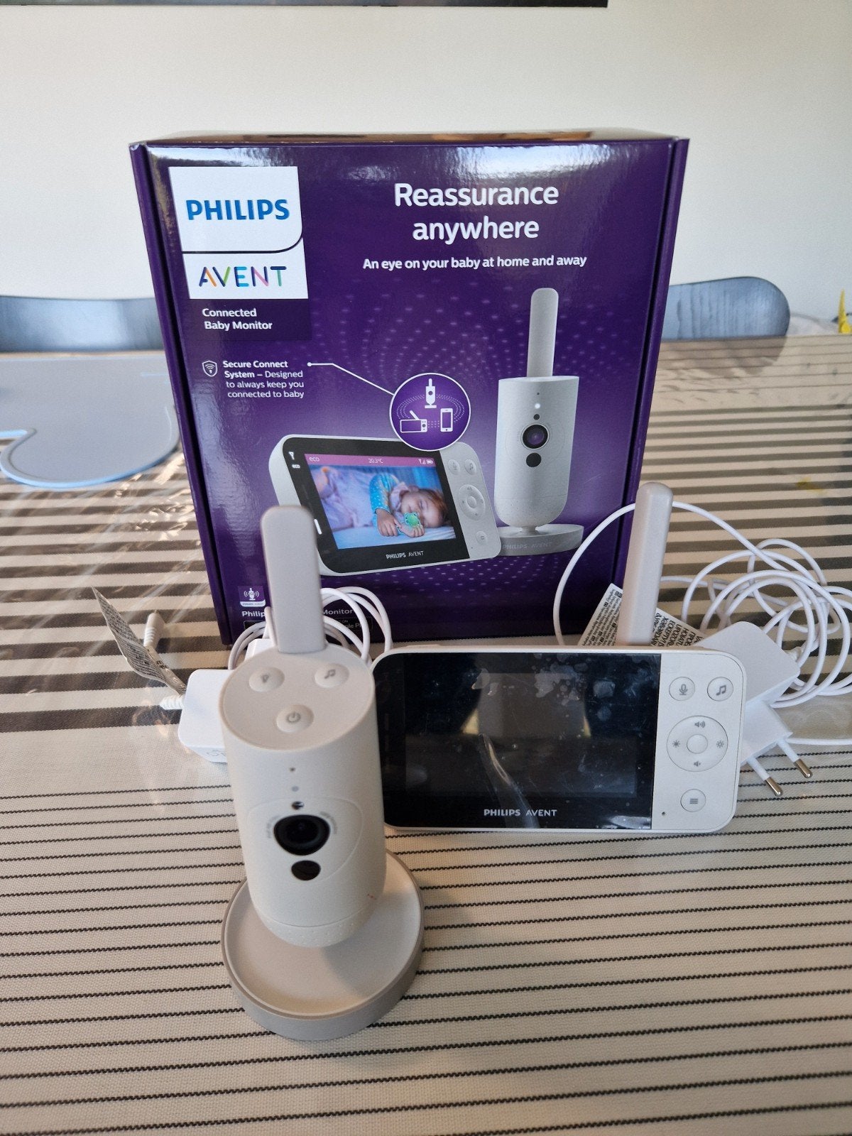 Philips Avent babyfoon, Kinderen en Baby's, Babyfoons, Ophalen of Verzenden, Gebruikt, 250 meter of meer, Camera