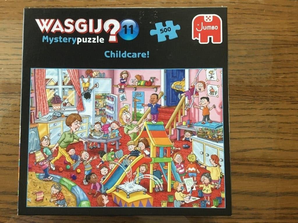 Puzzel Jumbo 500 stukjes Wasgij mystery 11, Ophalen of Verzenden, 500 t/m 1500 stukjes, Gebruikt, Legpuzzel