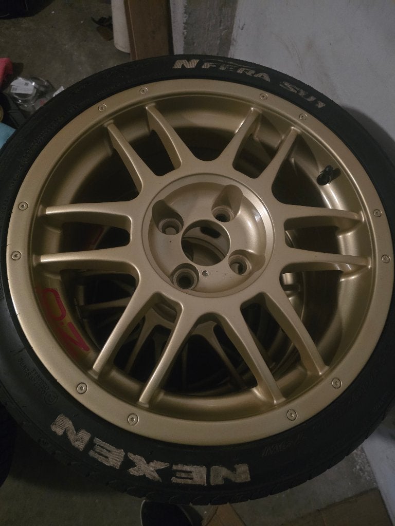 Jantes 16x7 en 4x100 -  OZ, Auto-onderdelen, Ophalen, Gebruikt, Velg(en), 16 inch
