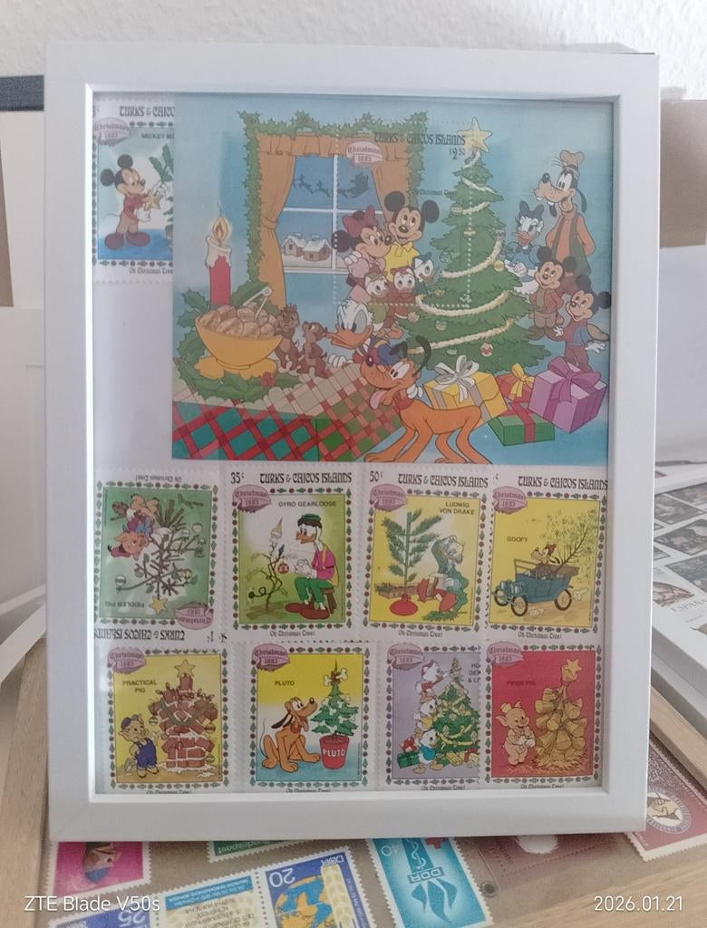 Mickey Mouse Disney postzegels, Postzegels en Munten, Verzenden