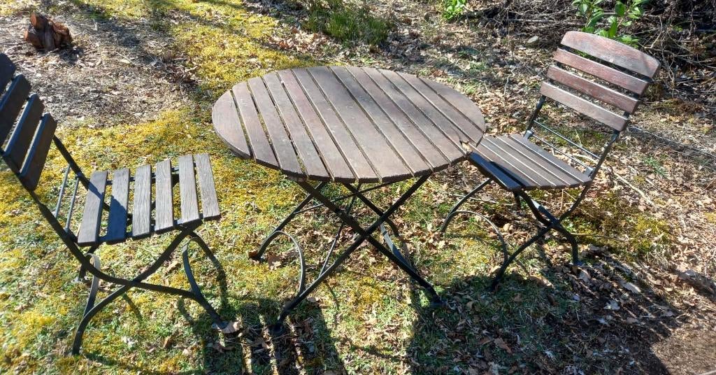 Ensemble TABLE + CHAISSES Bistrot, Enlèvement