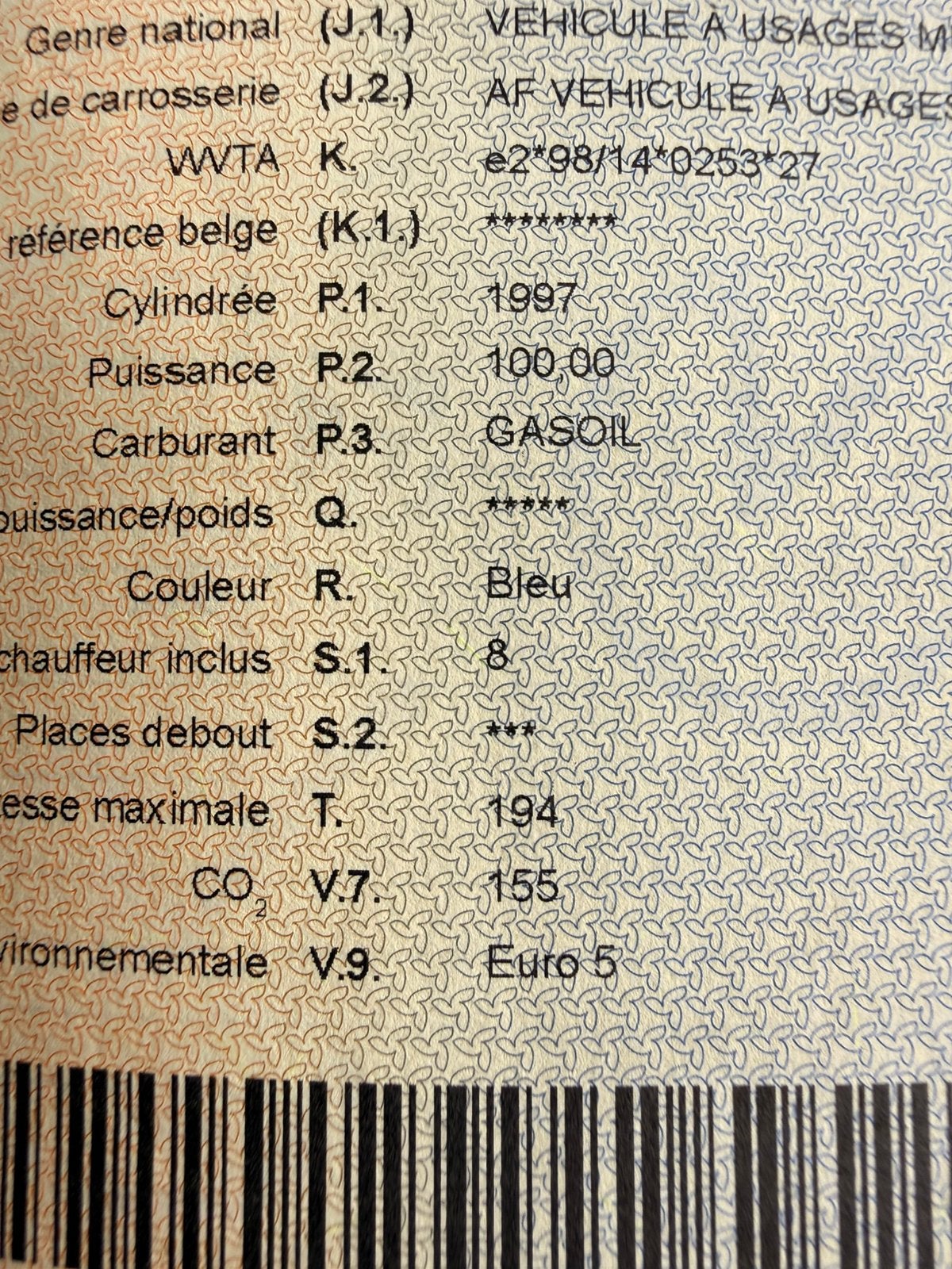Peugeot 807   12/2012. Bleus, Autos, Euro 5, Achat, Beige, 7 places