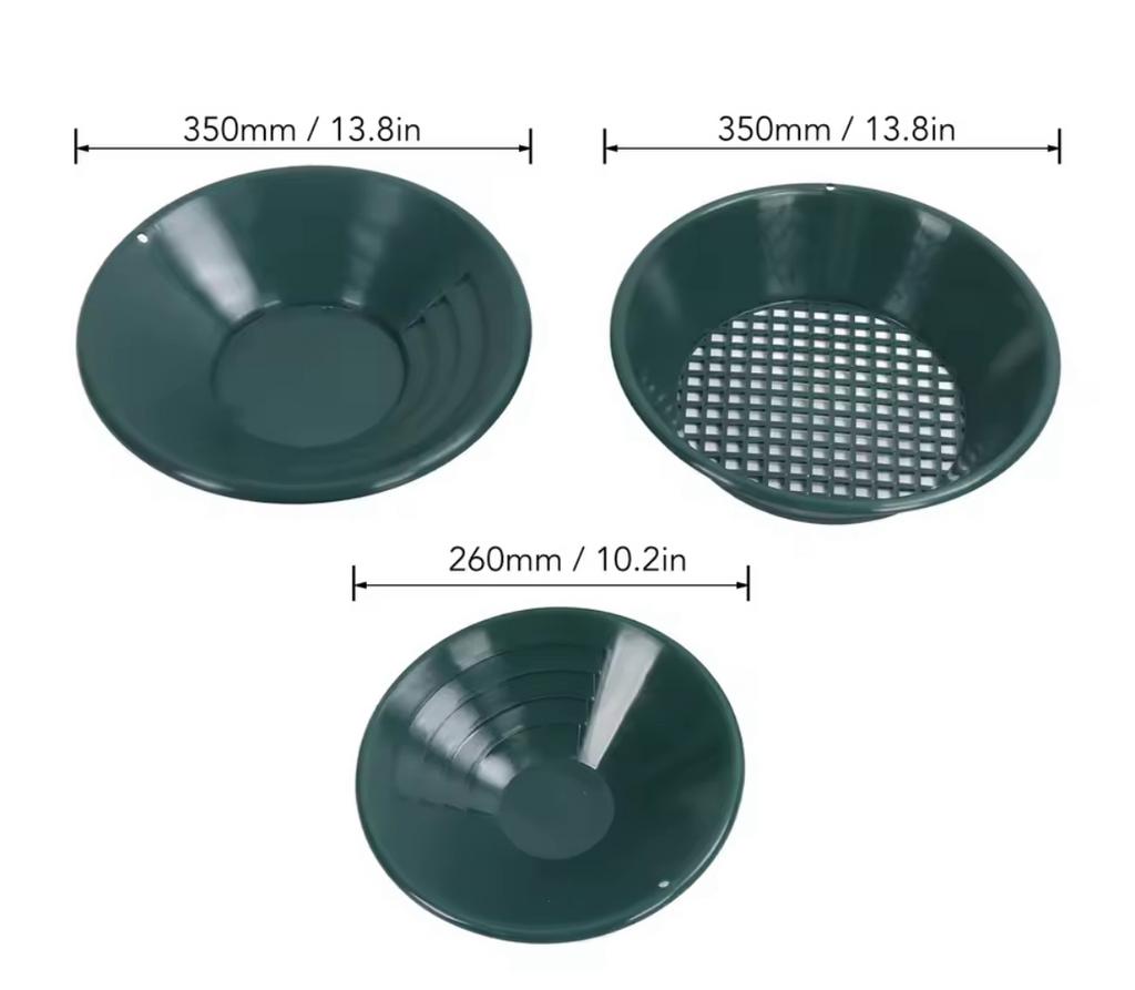 Nouveaux poêles dorés - lot de 3 -Kit de casseroles dorées, Envoi, Neuf