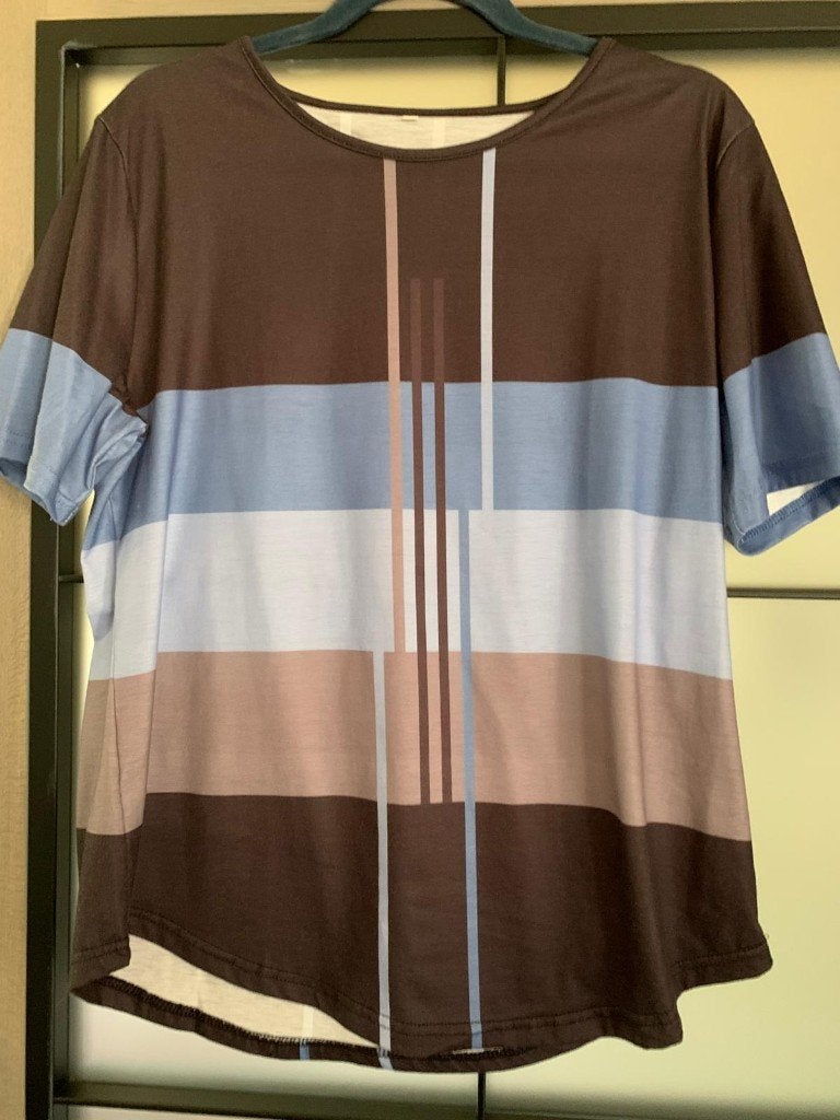 Nieuwe T-shirt Maat: Large, Kleding | Dames, Bonprix, Meerkleurig, Maat 42/44 (L), Nieuw