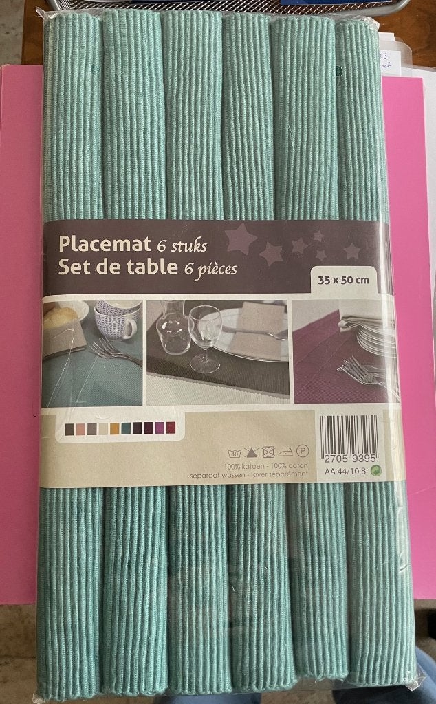 placemats, Huis en Inrichting, Ophalen, Nieuw, Groen, Placemat