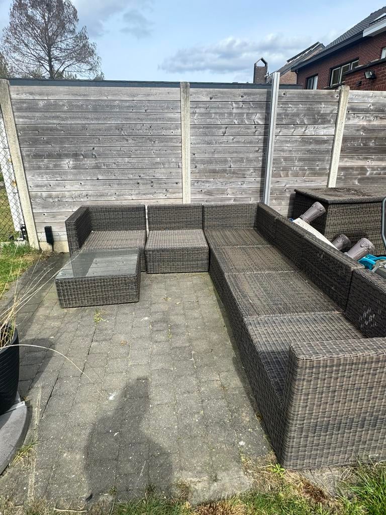 Loungeset, Tuin en Terras, Ophalen, Zo goed als nieuw, Loungeset
