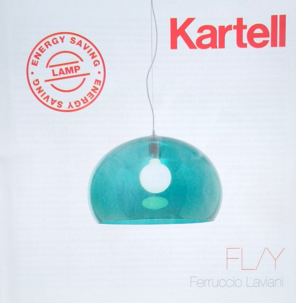 Suspension Kartell Fly rose/violet - Ferruccio Laviani, Enlèvement, Utilisé