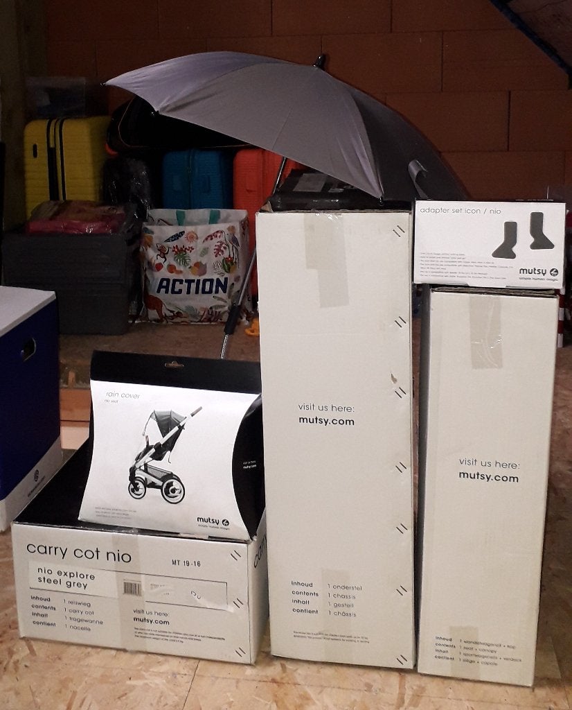 Kinderwagen Mutsy Nio set, Kinderen en Baby's, Kinderwagen, Gebruikt, Ophalen of Verzenden, Met reiswieg
