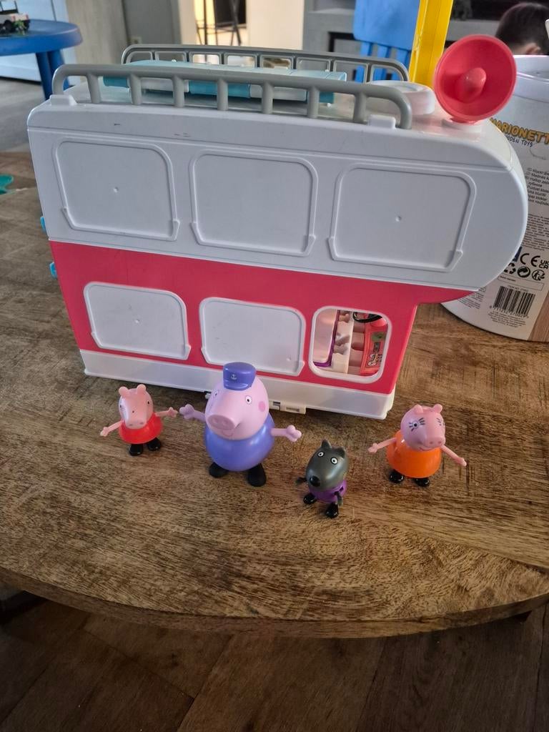 Peppa pig camper, Ophalen