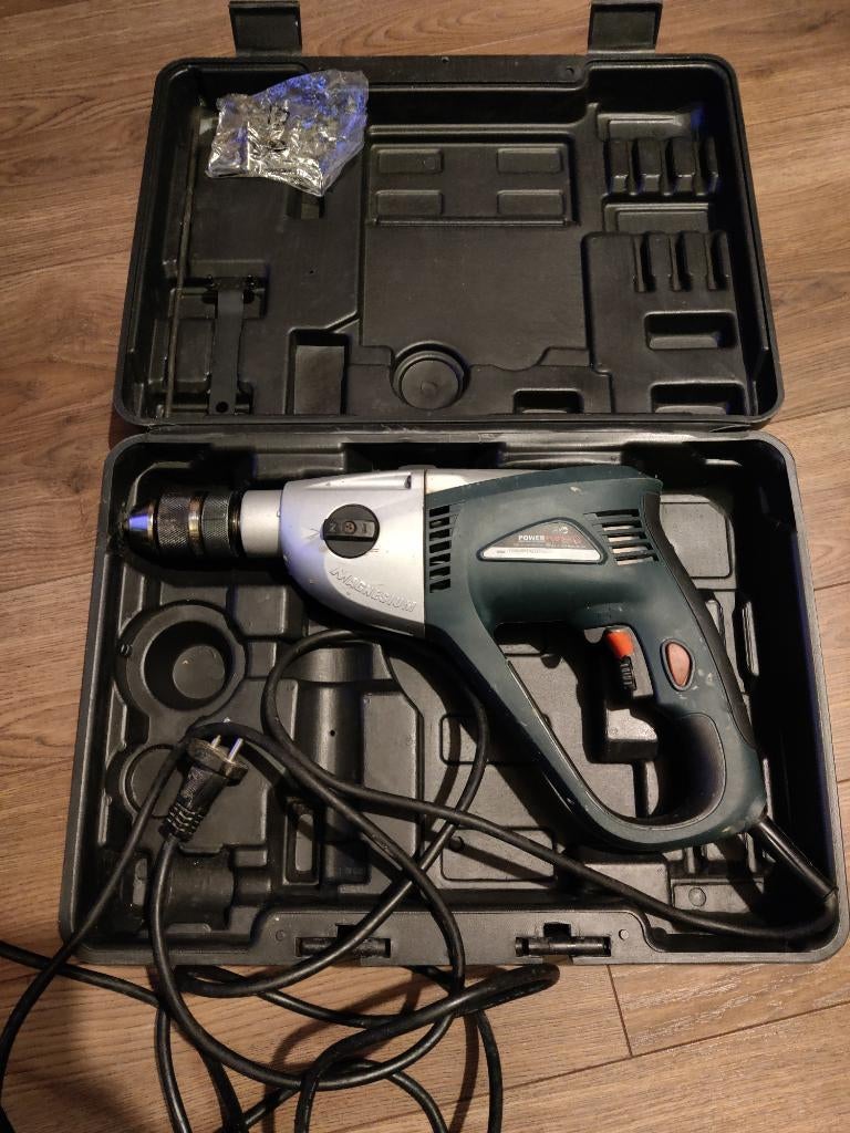 Perceuse à percussion PowerPlus XQ 5205 1200w, Ophalen, Gebruikt, 600 watt of meer, Boormachine