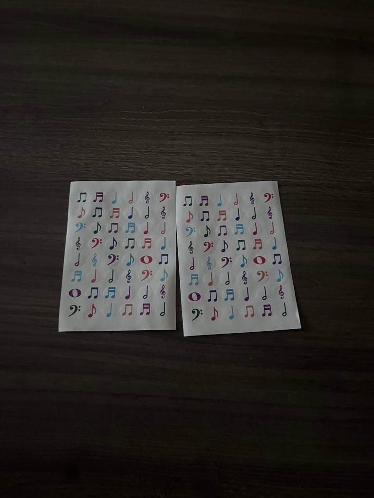 Muziek stickers, Hobby & Loisirs créatifs, Timbres épargne, Enlèvement, Autres types, Autres types