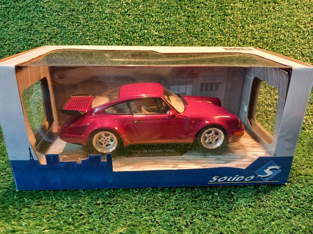 Porsche 911 Turbo 1964 Solido 1-18, Hobby en Vrije tijd, Modelauto's | 1:18, Ophalen of Verzenden, Nieuw, Auto, Solido