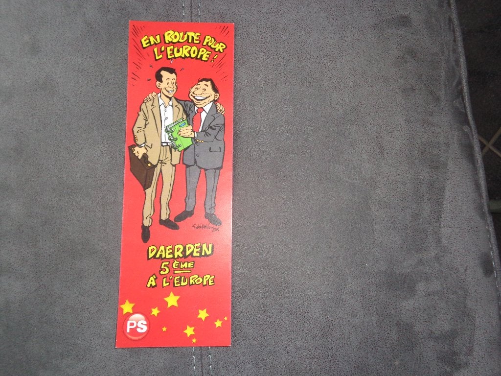 1 oude verkiezingsfolder van M. Daerden door Walthéry 2009, Boeken, Ophalen