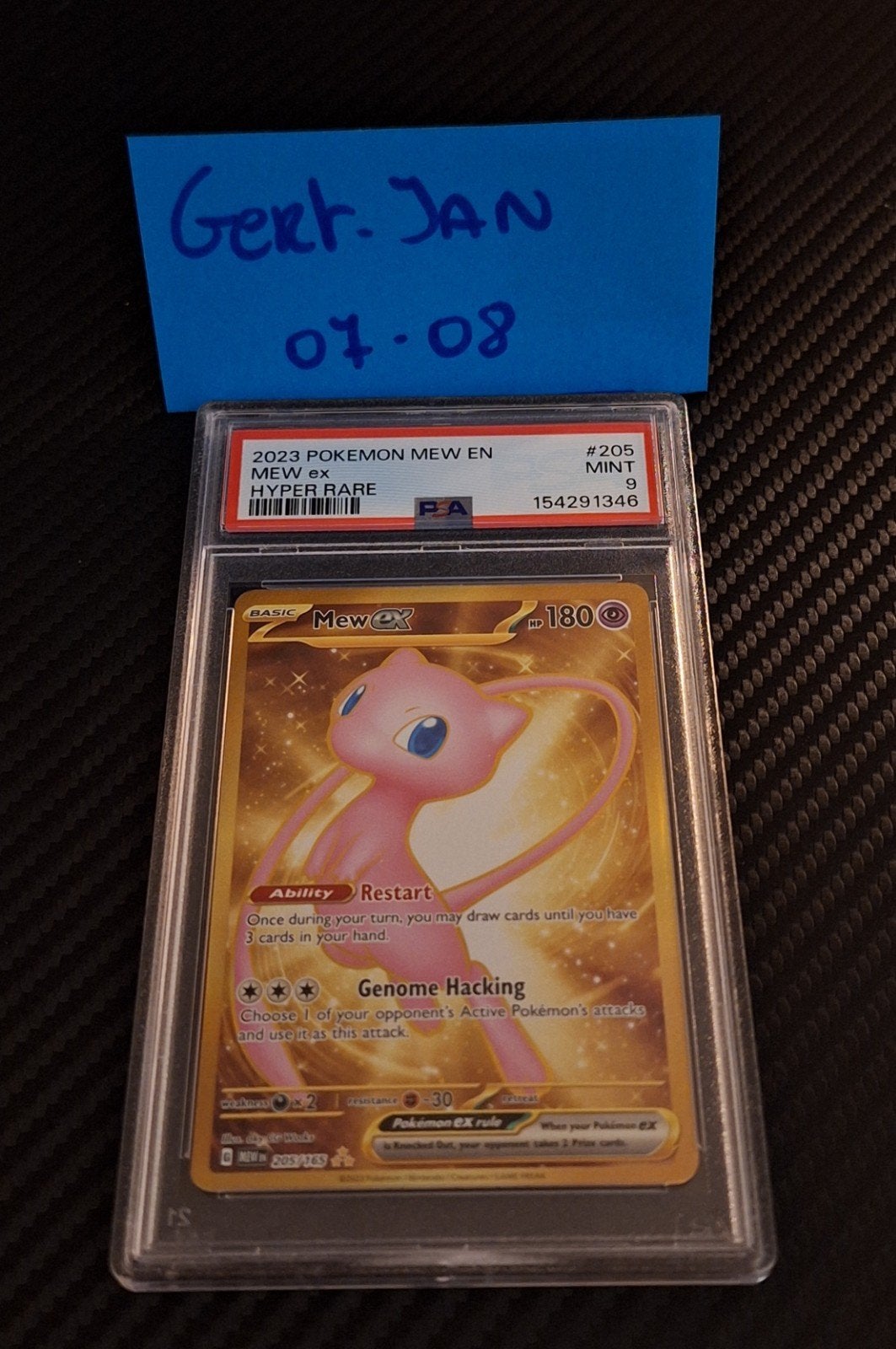 Psa 9 Mew 205, Enlèvement ou Envoi