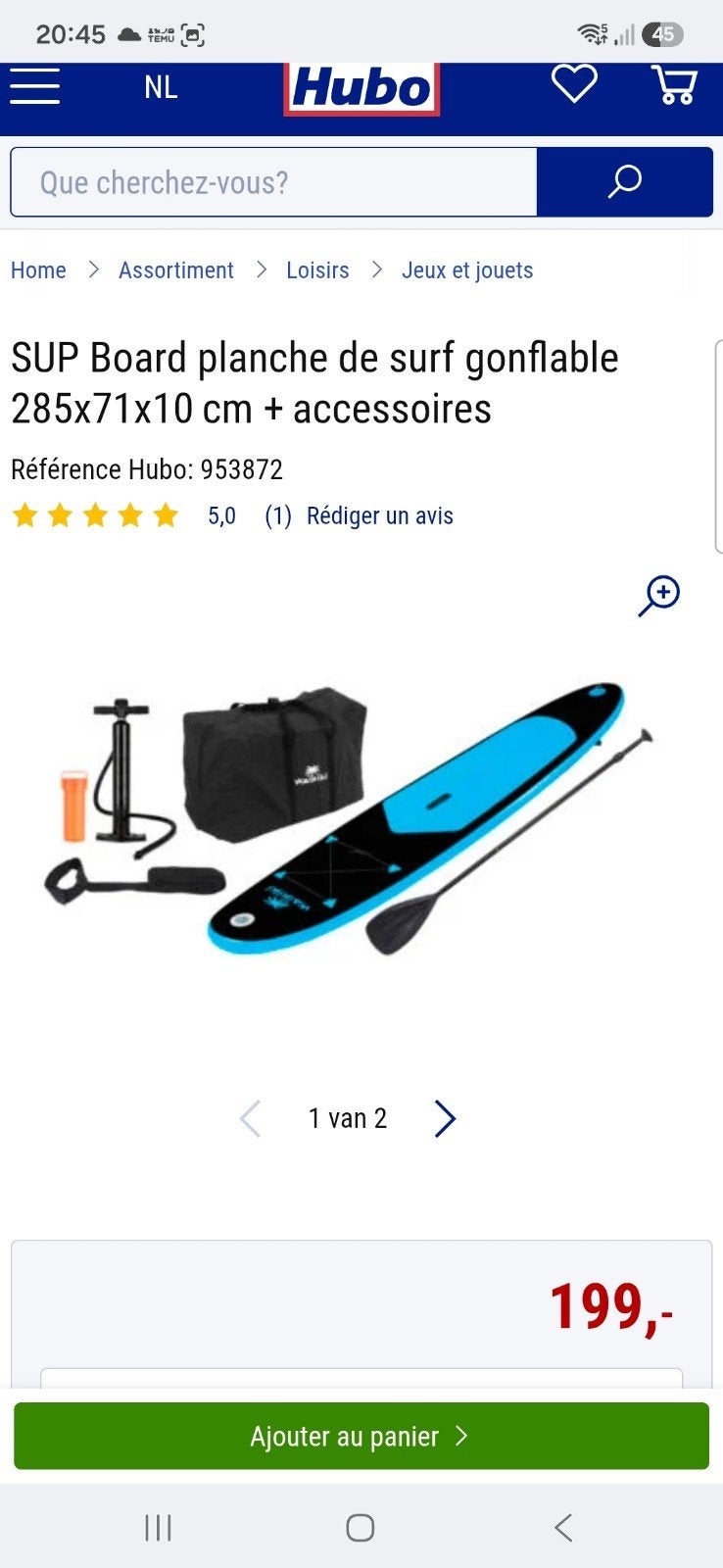 paddel, Watersport en Boten, Suppen, Ophalen