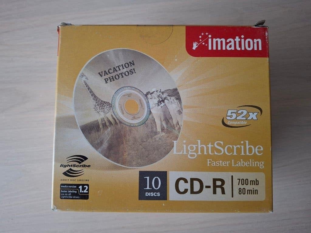 10x CD-R LightScribe avec boîtiers !!, Envoi, Neuf, dans son emballage