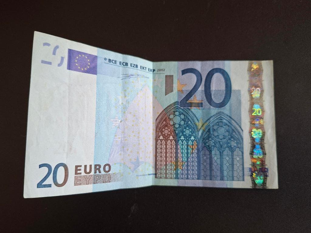 2002 France 20 euros 1ère série Duisenberg code L008, Timbres & Monnaies, Billets de banque | Europe | Euros, Envoi, France, 20 euros