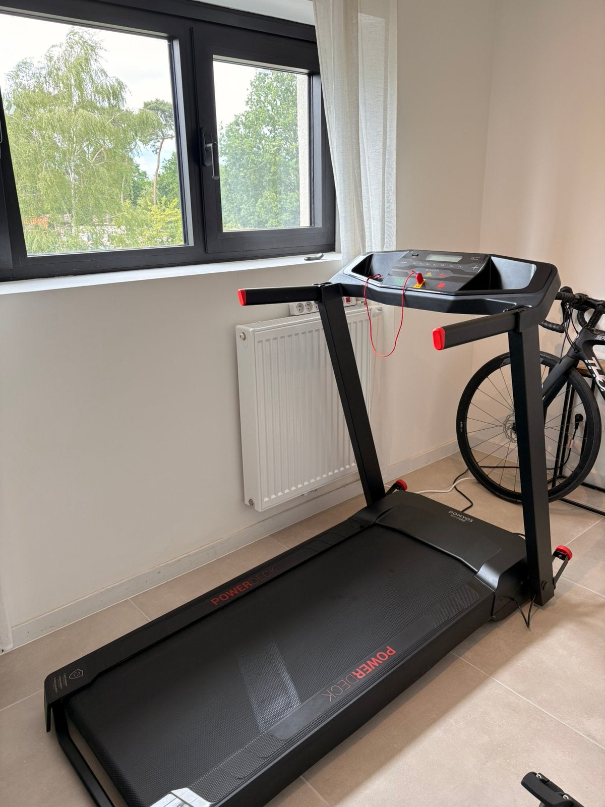 DOMYOS Compacte connected loopband RUN100E 14 km/u 45 x 120, Ophalen, Zo goed als nieuw, Benen, Loopband