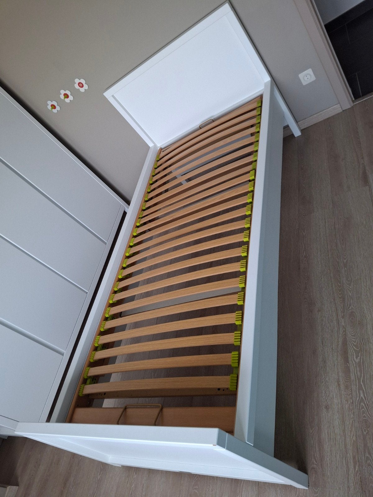 eenpersoonsbed, Kinderen en Baby's, Ophalen, Matras