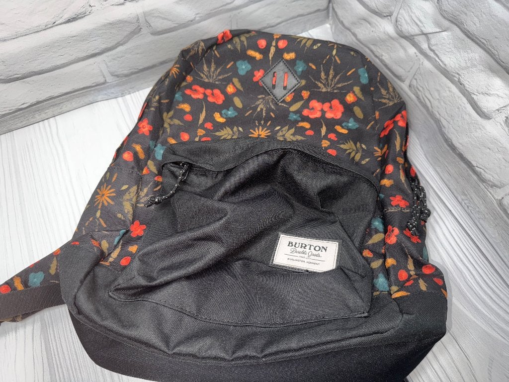 Burton Kettle Rugzak (Dames / Stad) – Black Fresh Pressed, Ophalen, Reliëf, Overige materialen, Meerkleurig