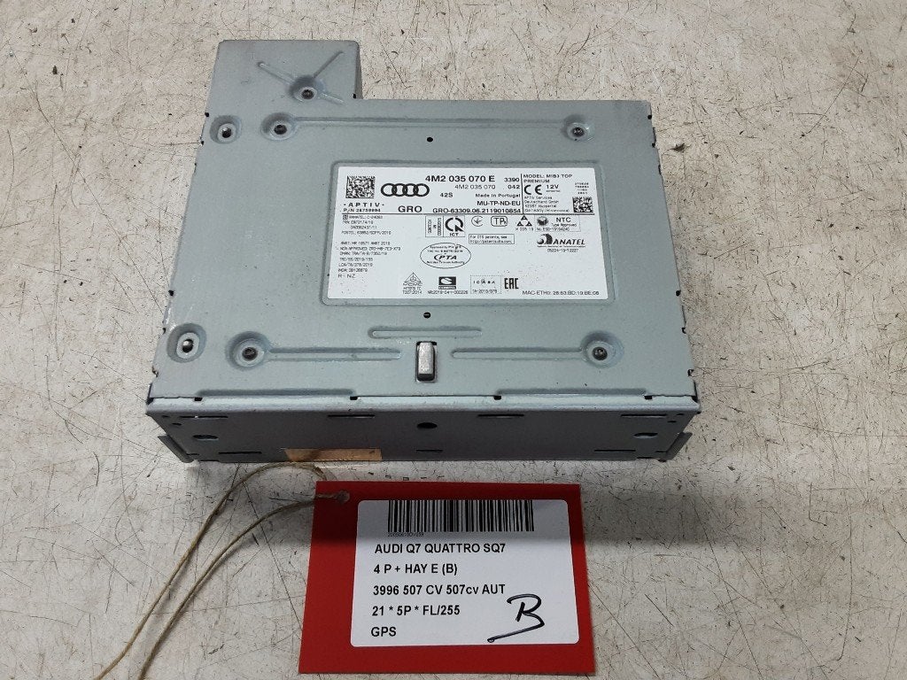 SYSTEME NAVIGATION GPS Audi SQ7 (4MB / 4MG) (4M203570E), Mevr. I. Hauben, Audi, Utilisé, Rue de l'Espoir 34 34
4030  GRIVEGNÉE, BE