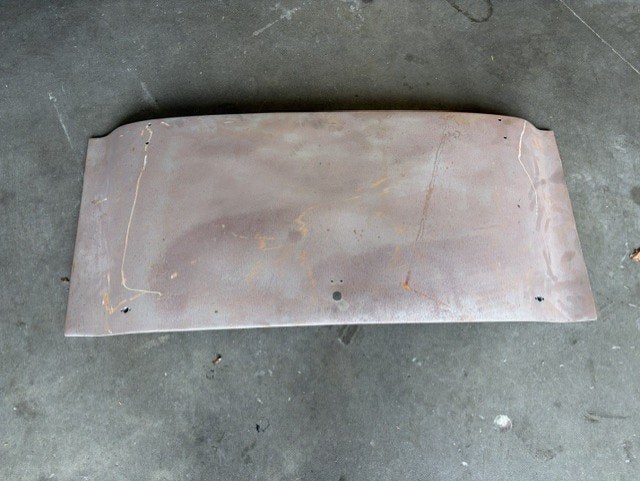 Triumph Tr2-3 achterklep, Ophalen