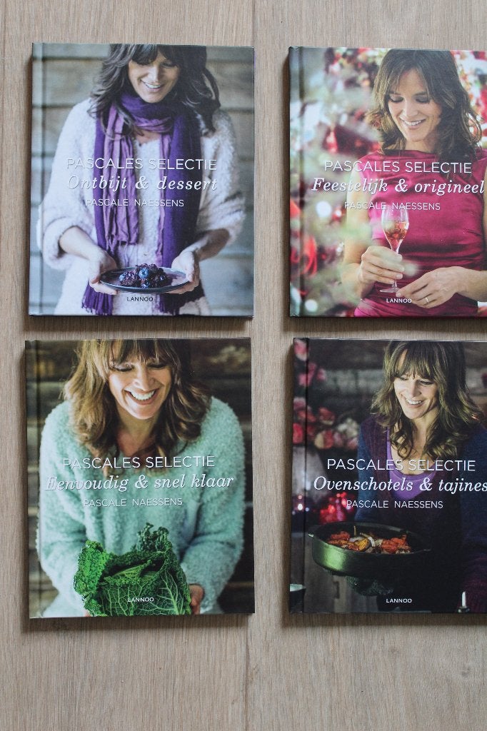 Pascale Naessens,  'Selectie', 4 boeken voor 26€., Voorgerechten en Soepen, Pascale Naessens, Gezond koken, Nieuw