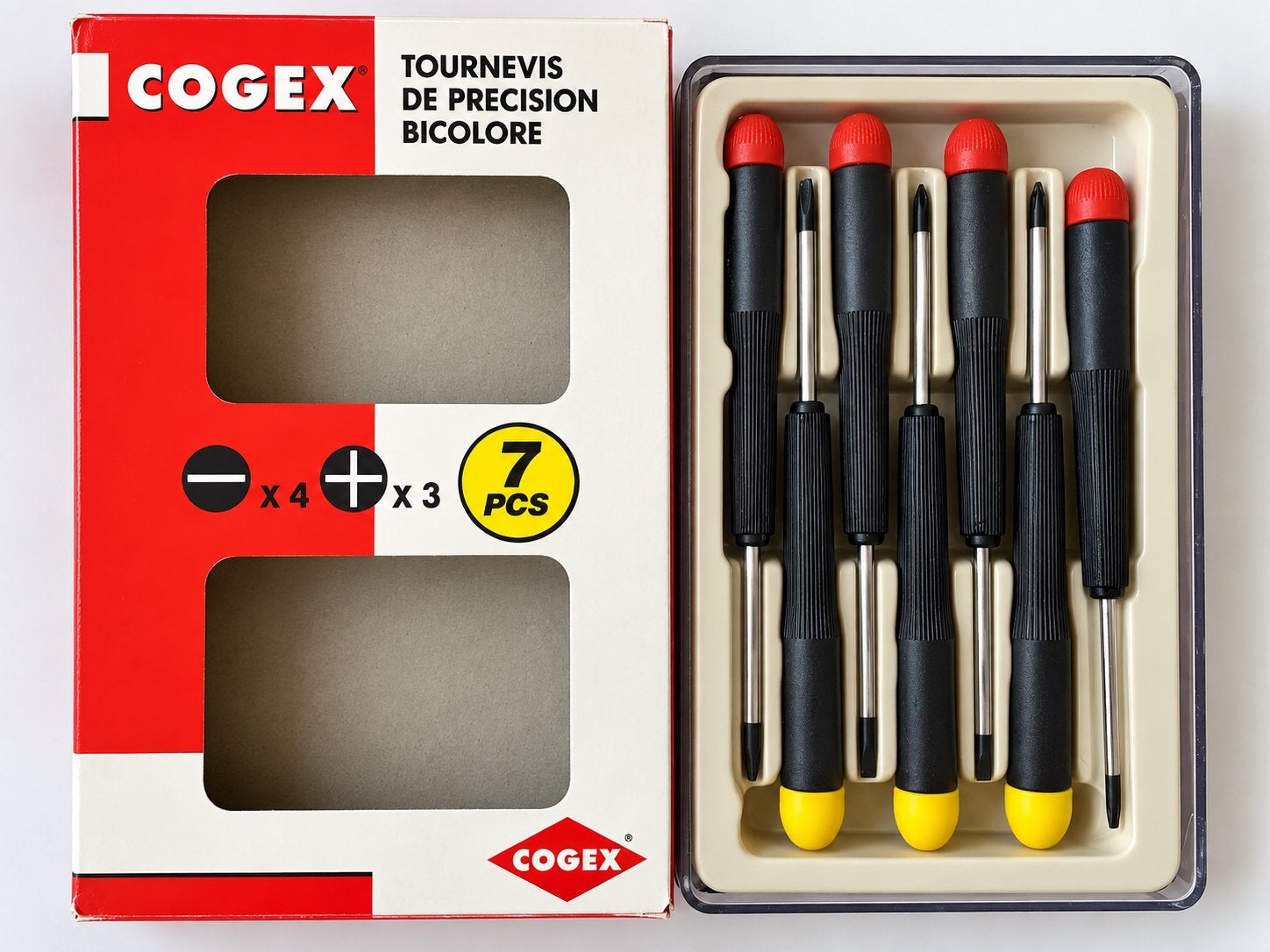 Set de 7 tournevis de précision COGEX, Bricolage & Construction, Enlèvement, Remplie, Neuf