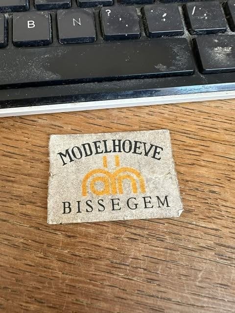luciferdoos etiket label modelhoeve Bissegem, Gebruikt, Info@modelho.bi, Ophalen of Verzenden, Modelhoeve