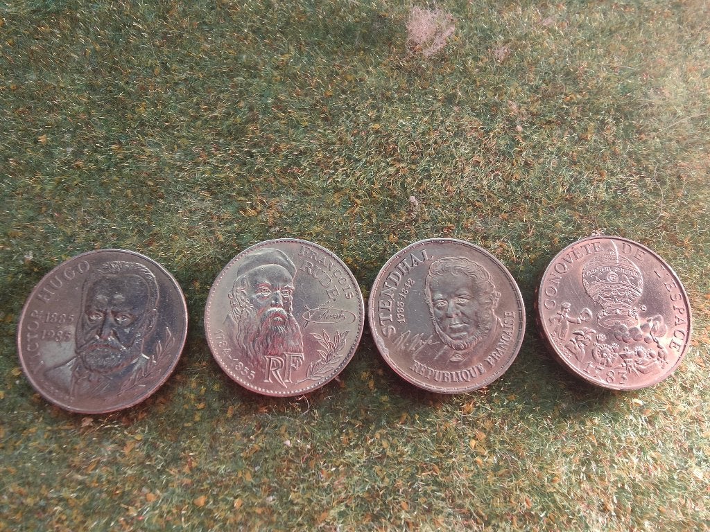 lot de 4 pièces 10 Francs commémorative, Enlèvement ou Envoi