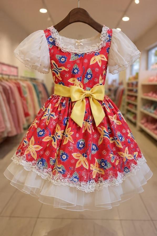 Kinderkledij jurkje met bloesje en tule nieuw, Kinderen en Baby's, Verzenden, Nieuw, Maat 104