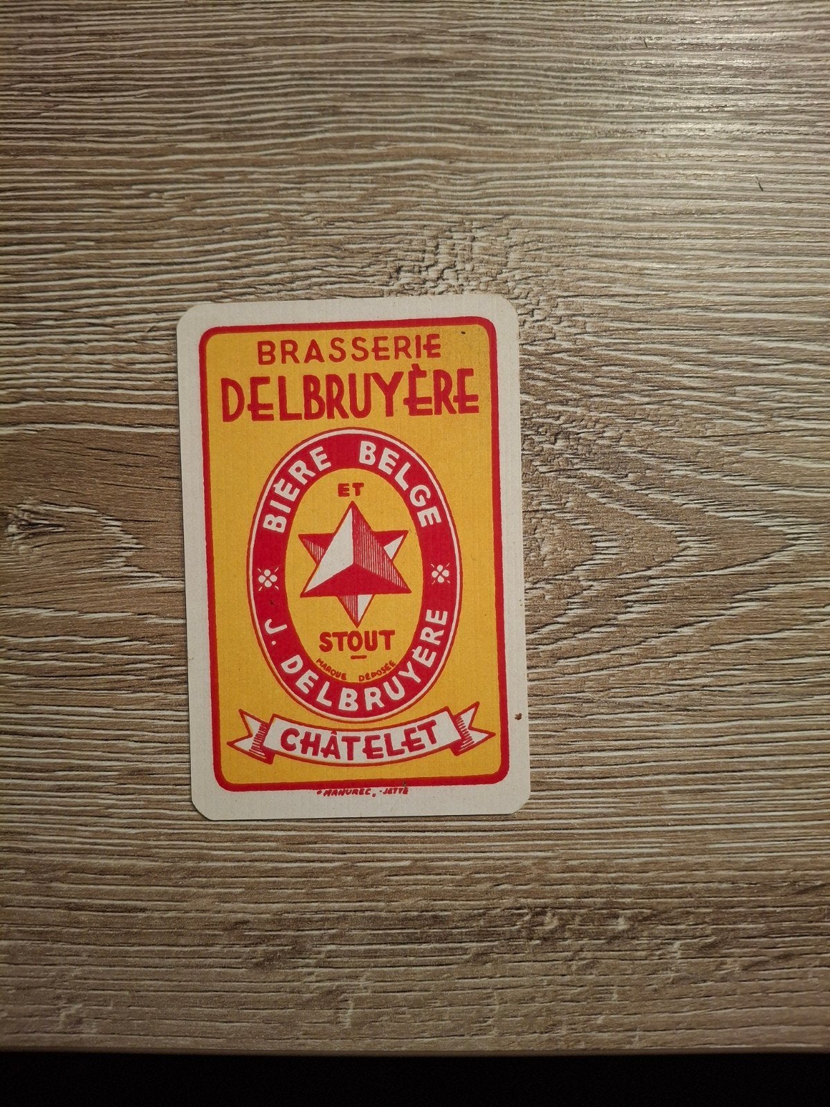 oude speelkaart delbruyere chatelet, Collections, Enlèvement ou Envoi