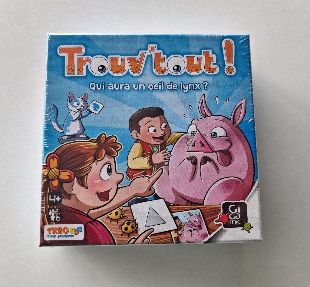 Jeu de société Trouv'tout ! Gigamic, Hobby & Loisirs créatifs, 1 ou 2 joueurs, Enlèvement ou Envoi, Neuf, Gigamic