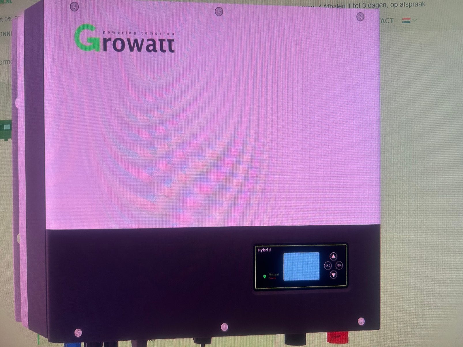 Growatt hybride omvormer, Doe-het-zelf en Bouw, Zonnepanelen en Toebehoren, Ophalen, Nieuw