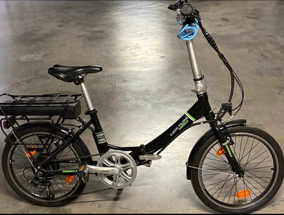 Elektrische plooifiets Formula E-Folding XV (E-2000RM LS), Ophalen