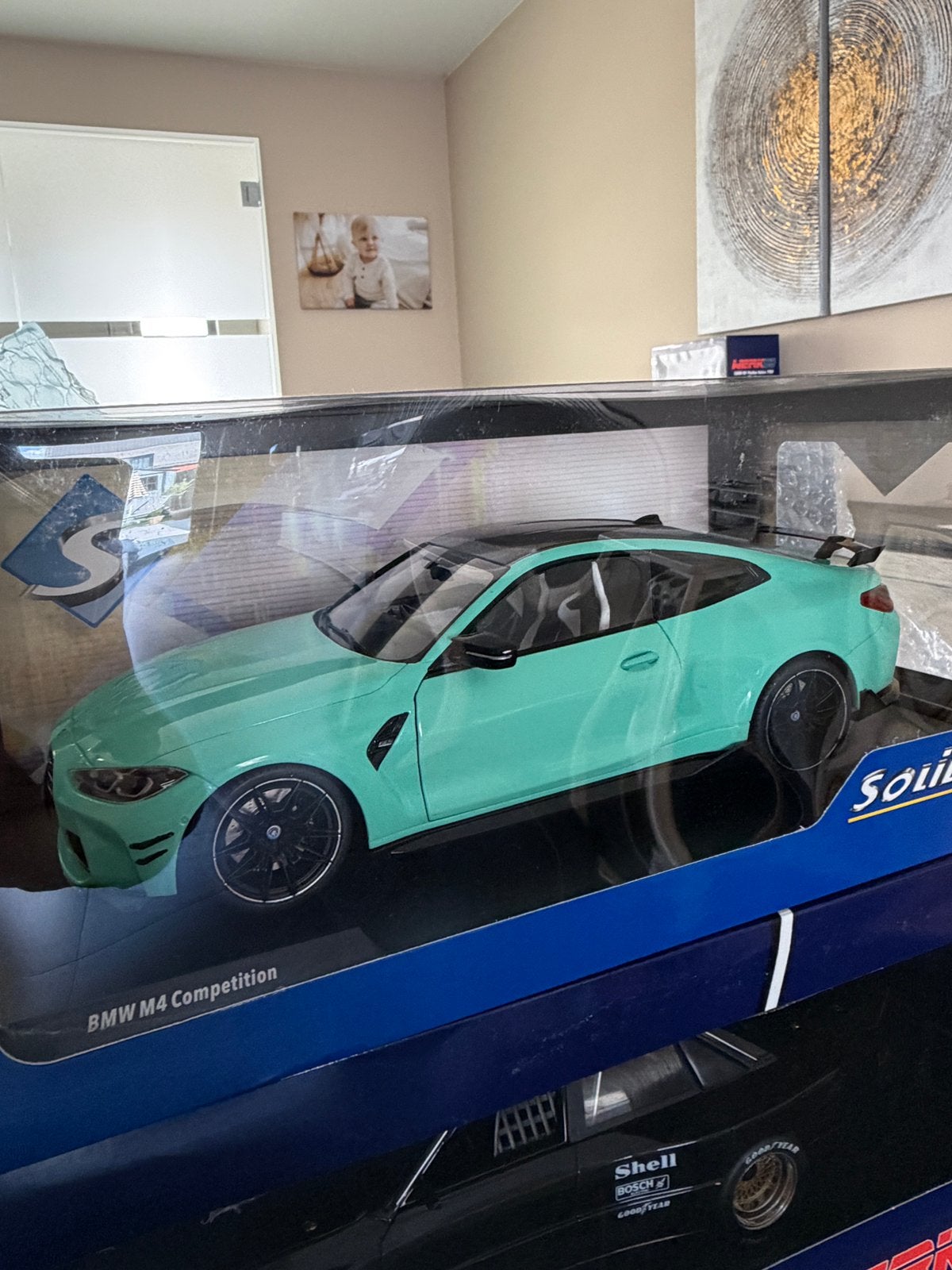 Bmw M4 competition mint green, Ophalen, Solido