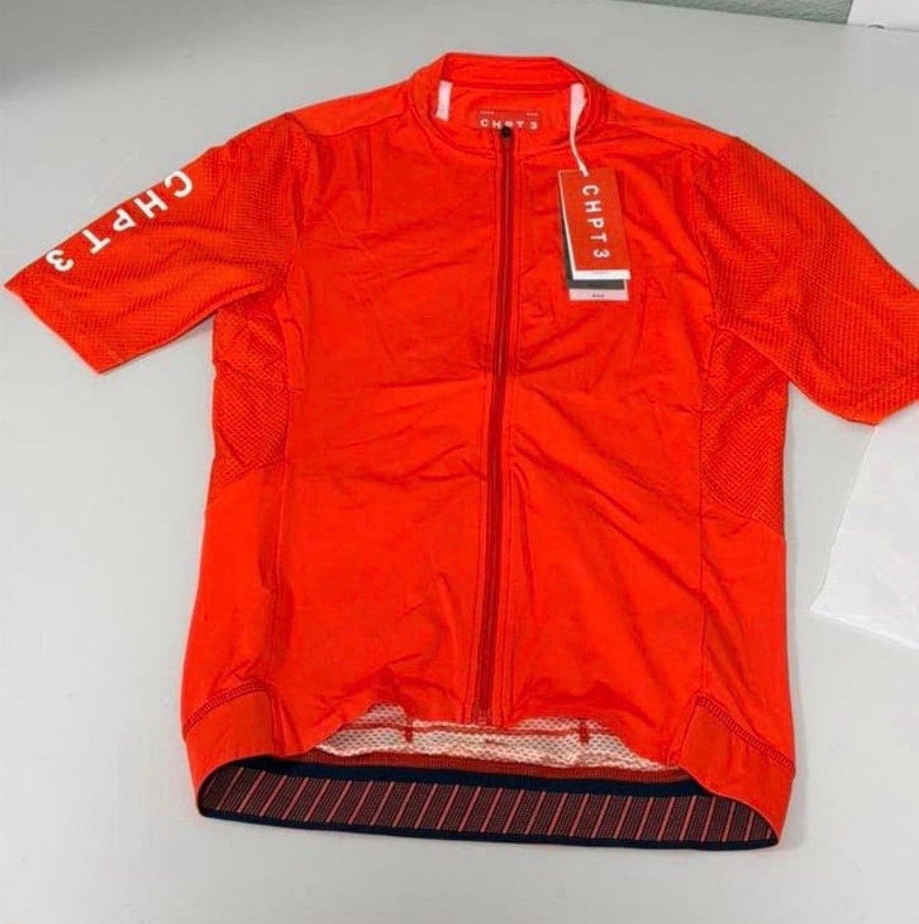 Maillot de cyclisme à manches courtes CHPT3 Aero Rouge (S), Vélos & Vélomoteurs, Vêtements d'extérieur, Enlèvement ou Envoi, Hommes