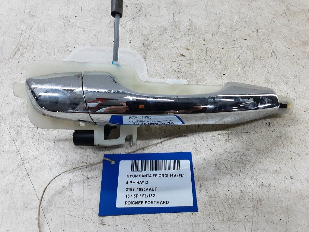 POIGNEE EXTERIEURE ARRIÈRE DROITE Santa Fe III (DM), Utilisé, Arrière, Hyundai