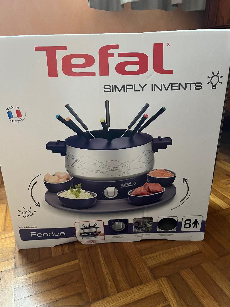 Tefal fondue simply invents, Electroménager, Enlèvement ou Envoi, Comme neuf, Électrique, Service à fondue