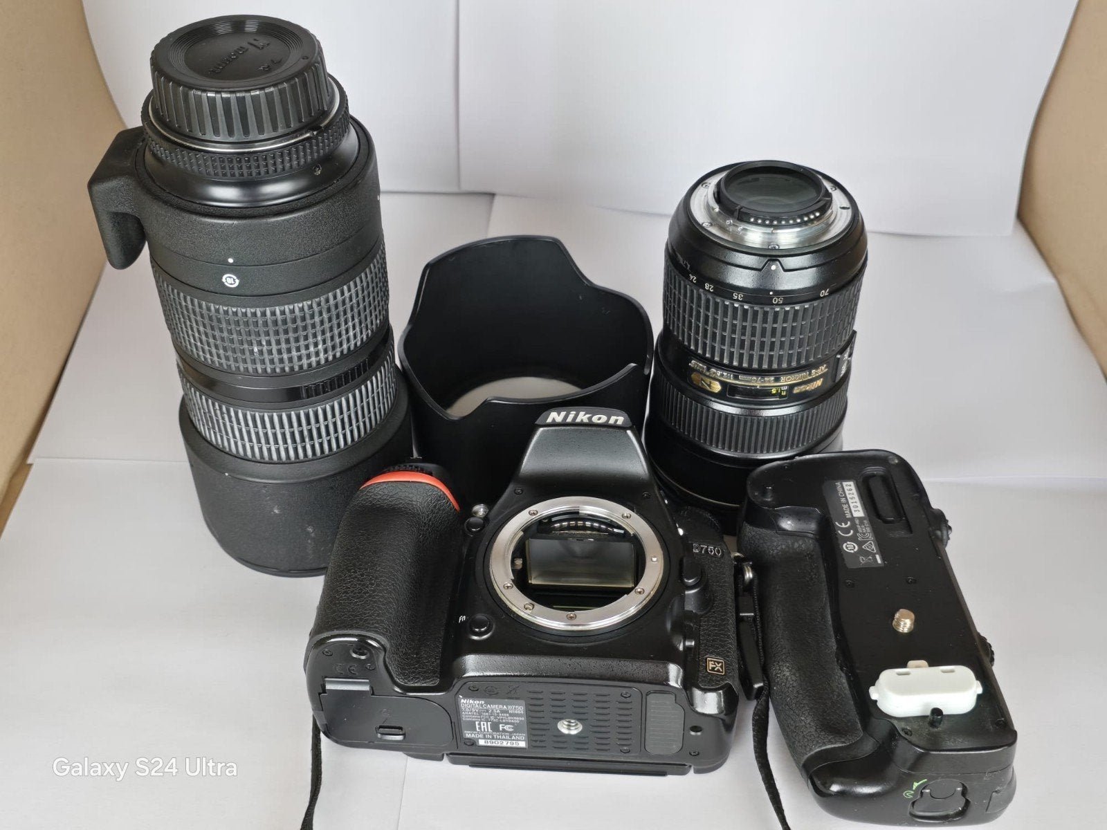 Nikon D750 set met 3 lenzen, Audio, Tv en Foto, Fotocamera's Digitaal, Nikon, Ophalen