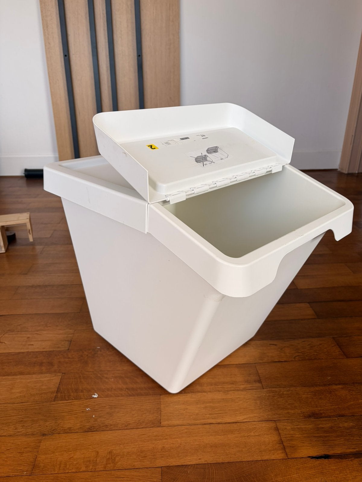 3 Bacs de tri IKEA SORTERA – empilables, Enlèvement ou Envoi, Comme neuf