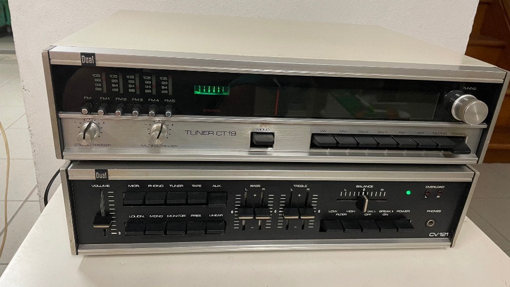 DUAL Set CV121-1 en CT19-1 (defect), Audio, Tv en Foto, Stereoketens, Ophalen