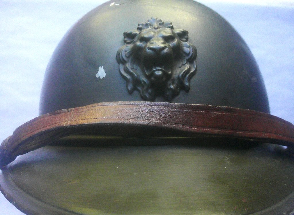 Casque léger en alu Adrian belge achat privatif d'officier, Envoi, Armée de terre, Casque ou Béret