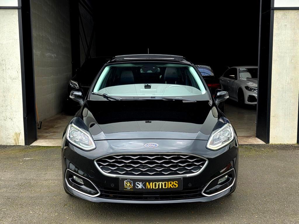 Fiesta Vignale 1.0T Autom. Pano Leder B&O Camera LaneA Full, Auto's, Ford, Zwart, Leder, 5 deurs, Fiësta